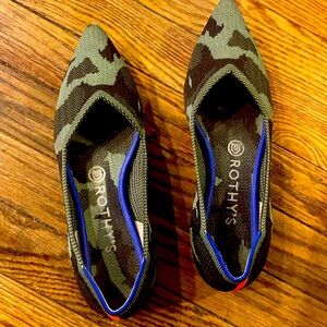 Rothy’s camo flats size 7.5